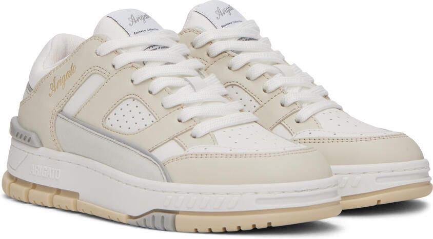 Axel Arigato Beige & White Area Lo Sneakers - Picture 2