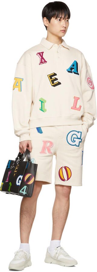 Axel Arigato Beige & White Genesis Vintage Runner Sneakers - Picture 5