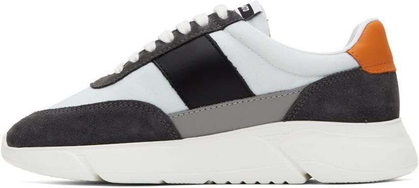 Axel Arigato Black & Orange Genesis Vintage Runner Sneakers - Picture 6