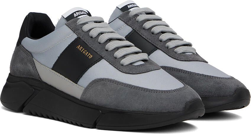 Axel Arigato Gray & Black Genesis Vintage Sneakers - Picture 2