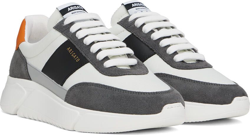 Axel Arigato Black & Orange Genesis Vintage Runner Sneakers - Picture 4