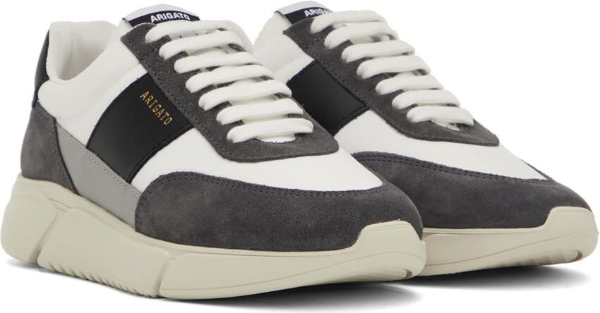 Axel Arigato Gray & White Genesis Vintage Sneakers - Picture 2