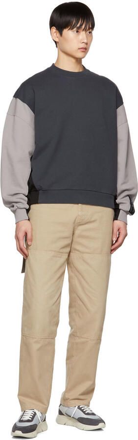 Axel Arigato Gray Genesis Stripe Bee Bird Sneakers - Picture 4