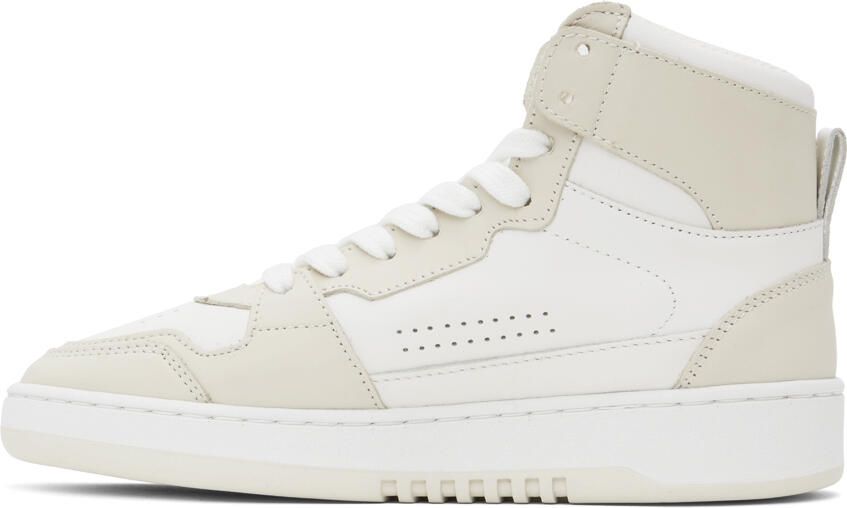 Axel Arigato Off-White & Beige Dice Hi Sneakers - Picture 3