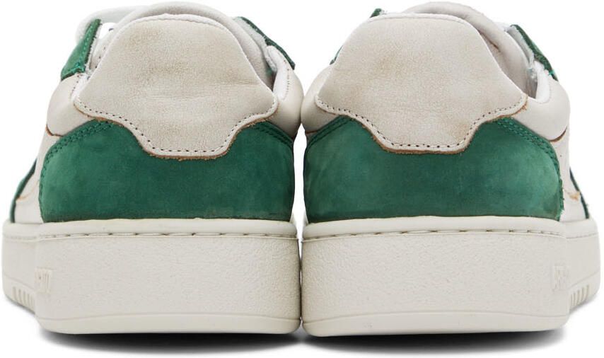 Axel Arigato Off-White & Green Dice Lo Sneakers