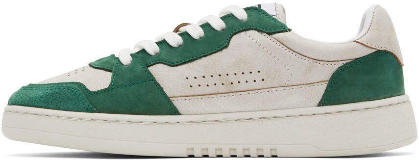 Axel Arigato Off-White & Green Dice Lo Sneakers - Picture 3