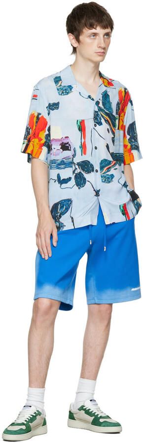 Axel Arigato Off-White & Green Dice Lo Sneakers - Picture 4