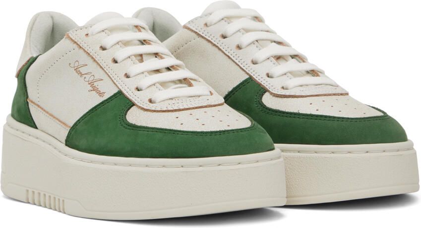 Axel Arigato Off-White & Green Orbit Sneakers - Picture 2
