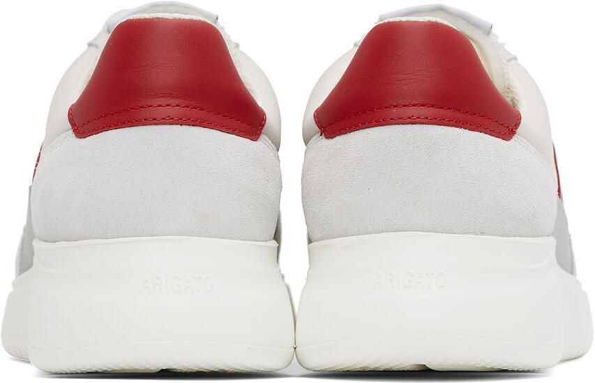 Axel Arigato Off-White & Red Genesis Vintage Runner Sneakers