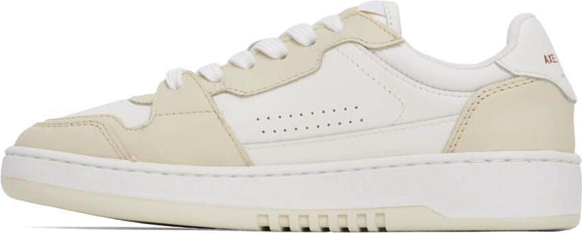 Axel Arigato White & Beige Dice Lo Sneakers - Picture 3