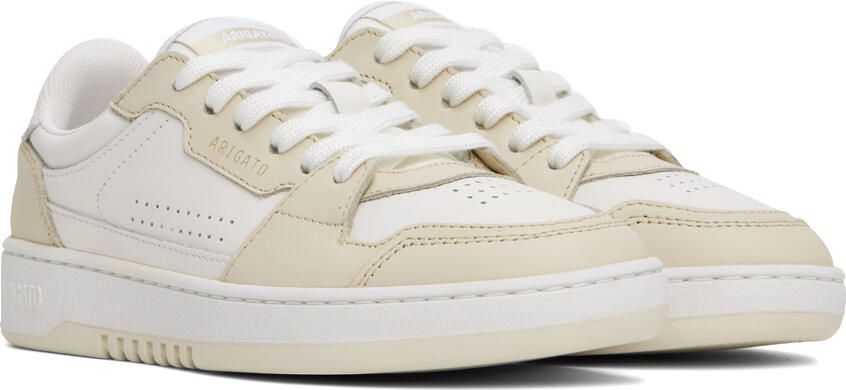 Axel Arigato White & Beige Dice Lo Sneakers - Picture 2