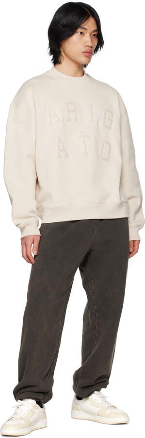 Axel Arigato White & Beige Dice Lo Sneakers - Picture 4