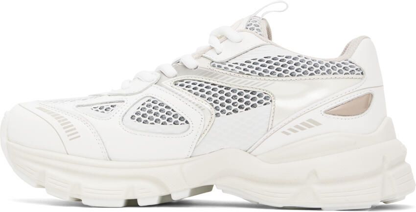 Axel Arigato White & Beige Marathon Sneakers - Picture 3