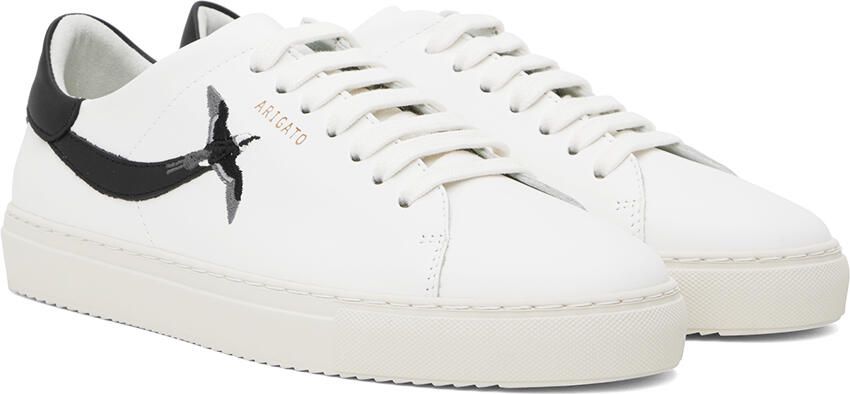 Axel Arigato White & Black Clean 90 Stripe B Bird Sneakers - Picture 4