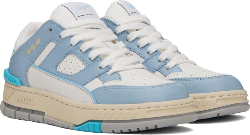 Axel Arigato White & Blue Area Lo Sneakers - Picture 2