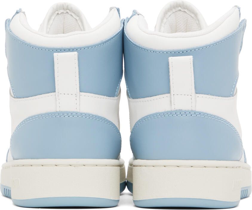Axel Arigato White & Blue Dice Hi Sneakers