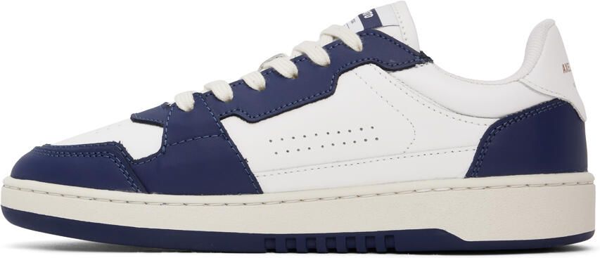 Axel Arigato White & Blue Dice Lo Sneakers - Picture 3