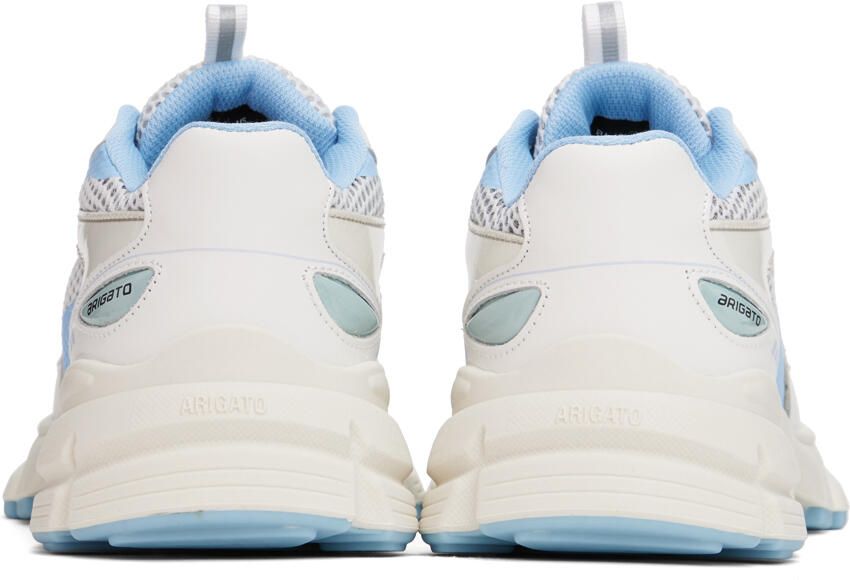 Axel Arigato White & Blue Marathon Sneakers