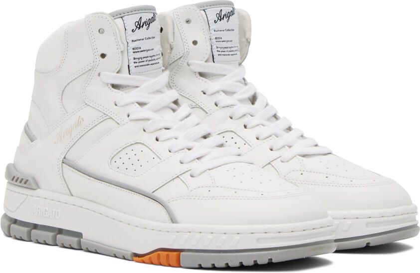 Axel Arigato White & Gray Area Hi Sneakers - Picture 2