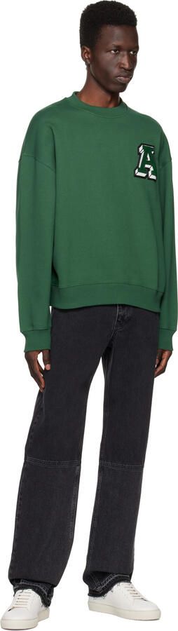 Axel Arigato White & Green Clean 90 Stripe Bee Bird Sneakers - Picture 6