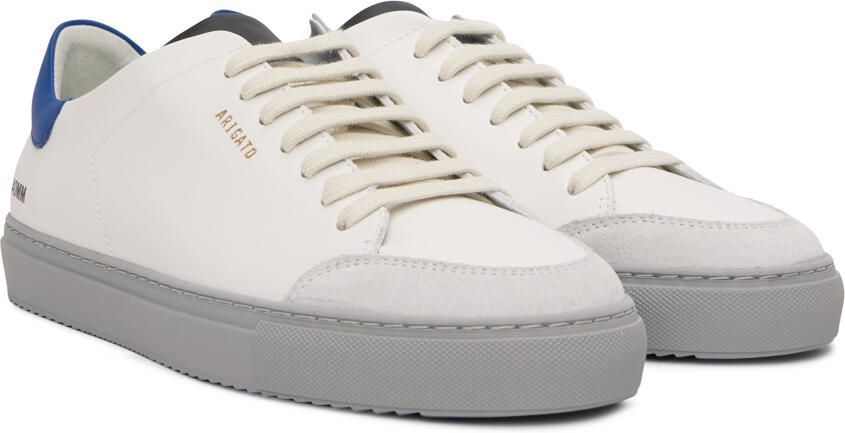 Axel Arigato White & Green Clean 90 Triple Sneakers - Picture 2