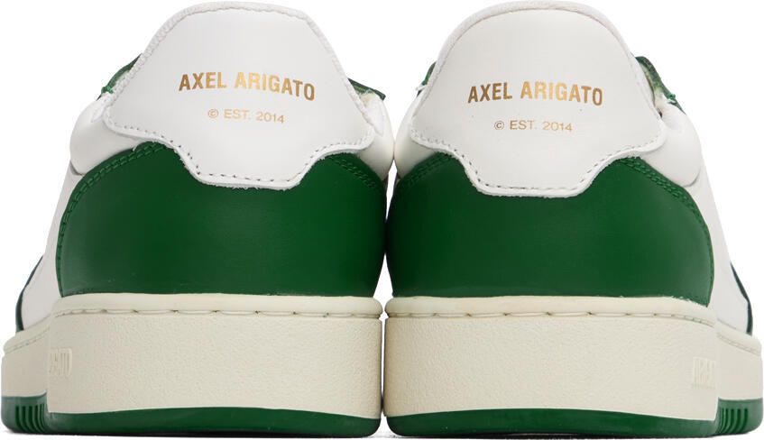 Axel Arigato White & Green Dice Lo Sneakers