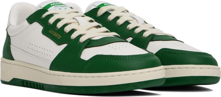 Axel Arigato White & Green Dice Lo Sneakers - Picture 2