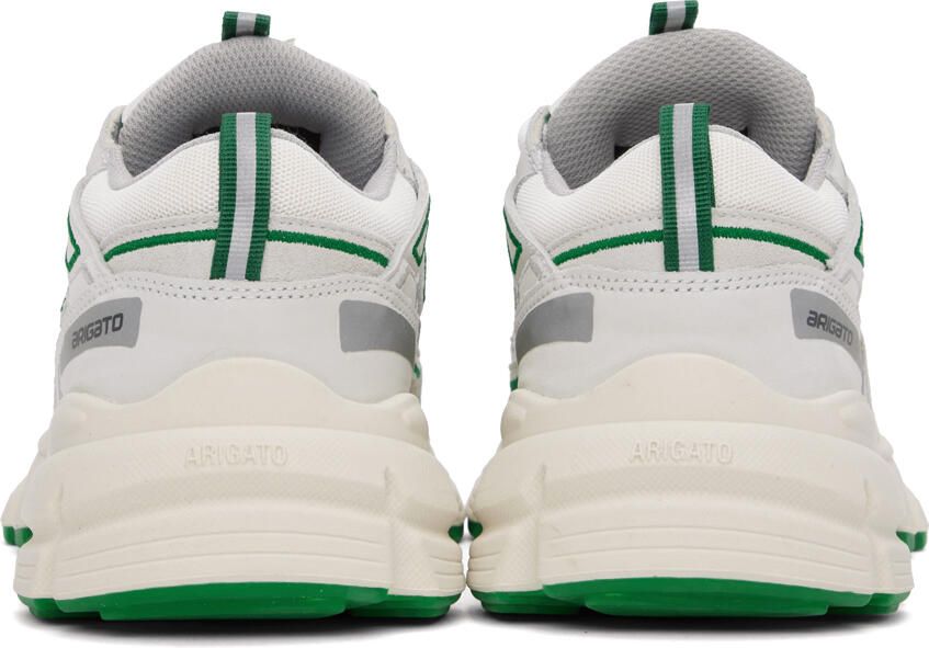 Axel Arigato White & Green Marathon R-Trail Sneakers