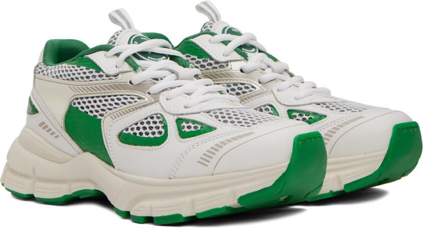 Axel Arigato White & Green Marathon Sneakers - Picture 2