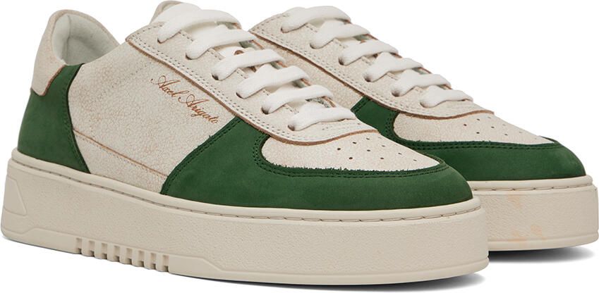 Axel Arigato White & Green Orbit Sneakers - Picture 2