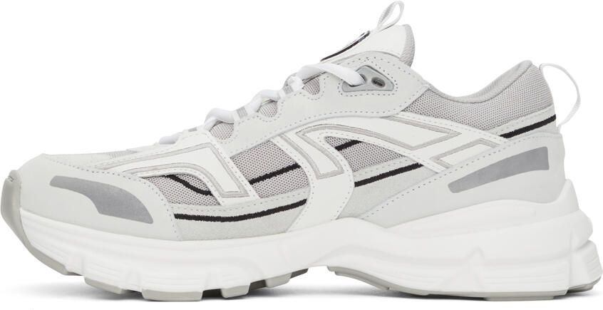 Axel Arigato White & Grey Marathon R-Trail Sneakers - Picture 4