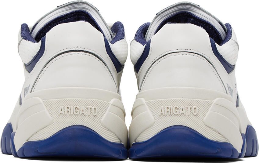 Axel Arigato White & Navy Catfish Lo Sneakers