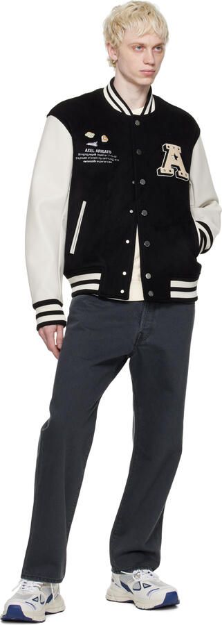 Axel Arigato White & Navy Marathon Sneakers - Picture 4