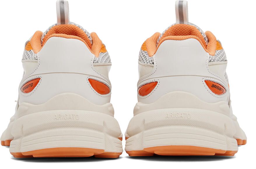 Axel Arigato White & Orange Marathon Runner Sneakers
