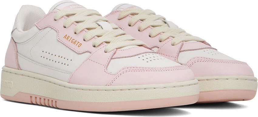 Axel Arigato White & Pink Dice Lo Sneakers - Picture 2