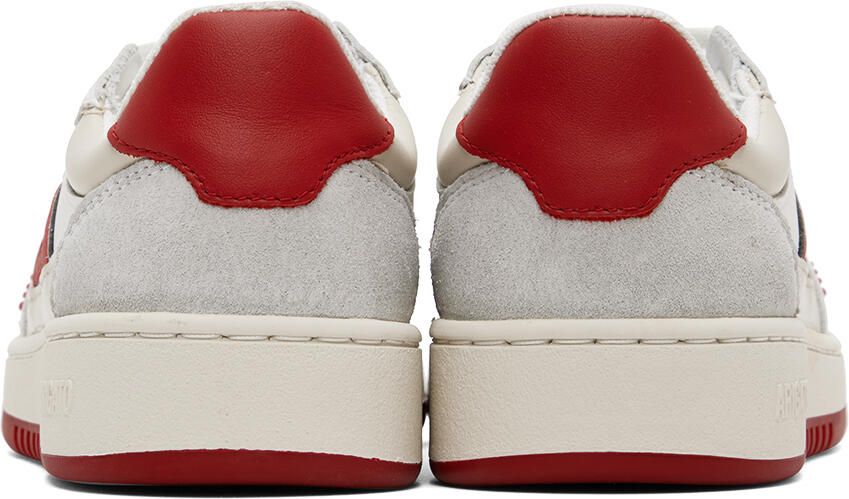 Axel Arigato White & Red A Dice Lo Sneakers