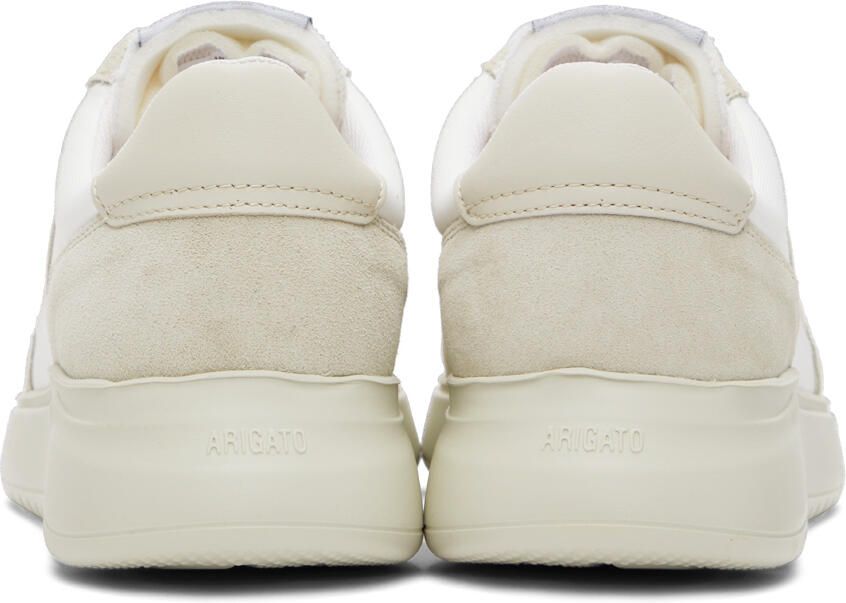 Axel Arigato White & Taupe Genesis Vintage Runner Sneakers
