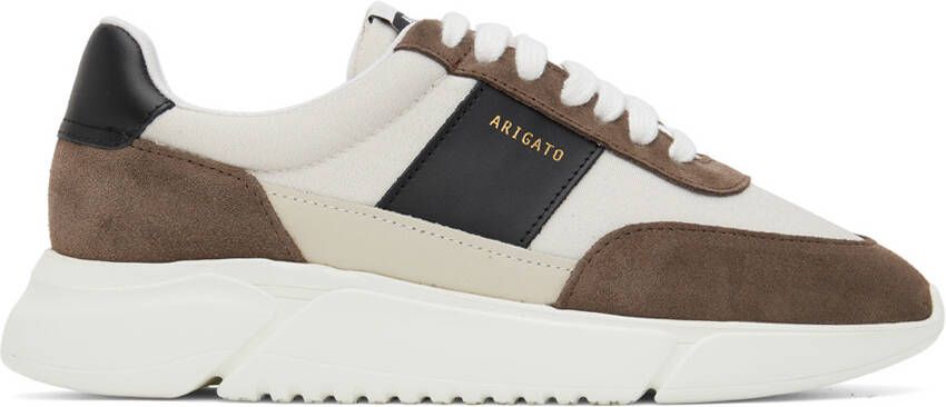 Axel Arigato Beige & Brown Genesis Vintage Runner Sneakers - Picture 3