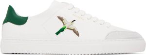 Axel Arigato SSENSE Exclusive White & Green Clean 90 Triple Bee Bird Sneakers