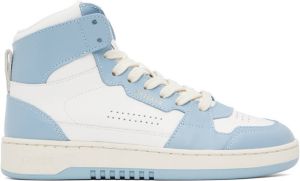 Axel Arigato White & Blue Dice Hi Sneakers