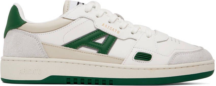Axel Arigato White & Green A Dice Lo Sneakers
