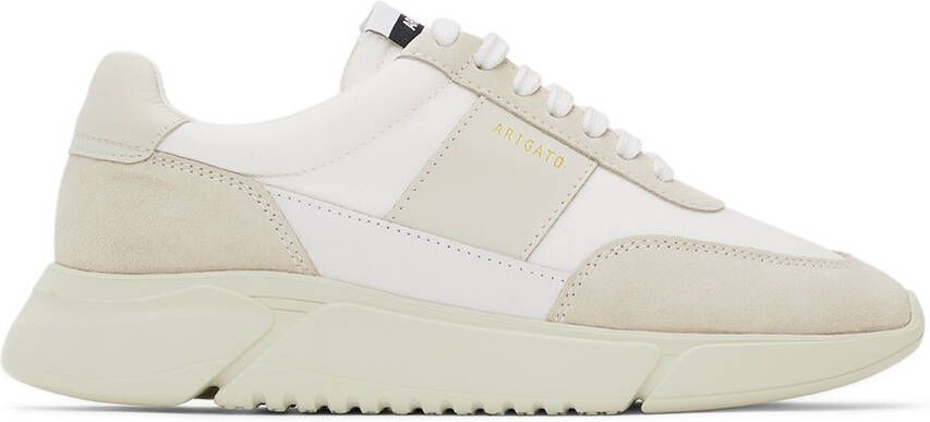 Axel Arigato Beige & White Genesis Vintage Runner Sneakers - Picture 6