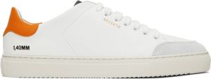 Axel Arigato White & Orange Clean 90 Triple Sneakers