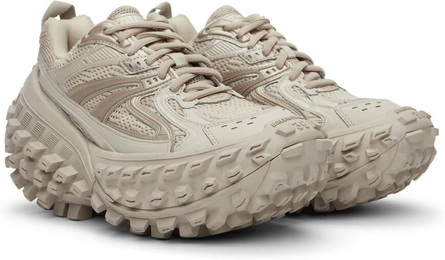 Balenciaga Beige Bouncer Sneakers - Picture 2