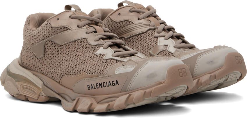 Balenciaga Beige Track.3 Sneakers - Picture 2