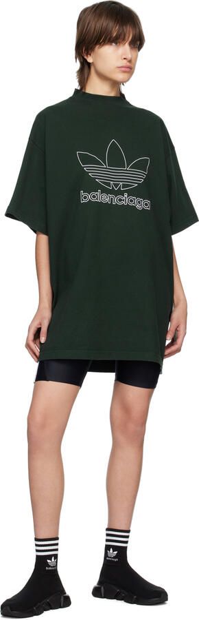 Balenciaga Black adidas Originals Edition Speed Sneakers - Picture 4