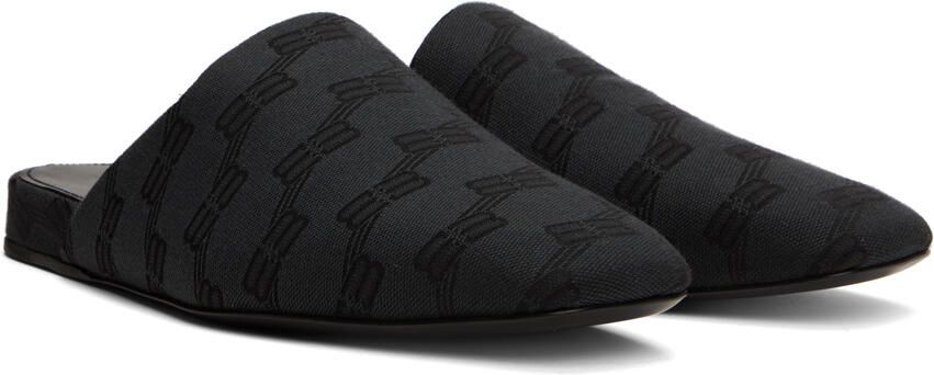 Balenciaga Black BB Monogram Cosy Mules - Picture 2