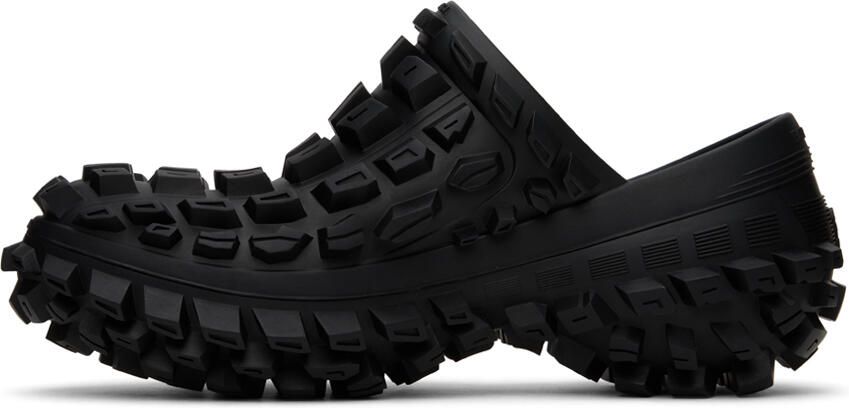 Balenciaga Black Bouncer Clogs - Picture 3