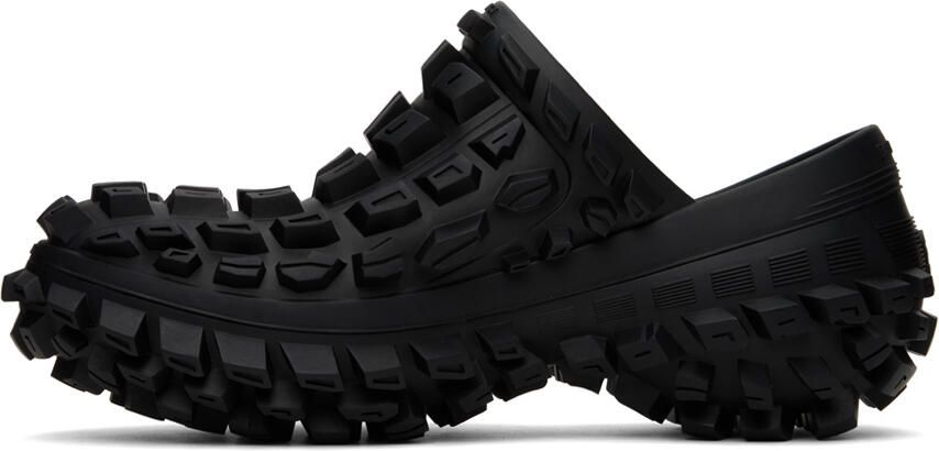 Balenciaga Black Bouncer Clogs - Picture 3
