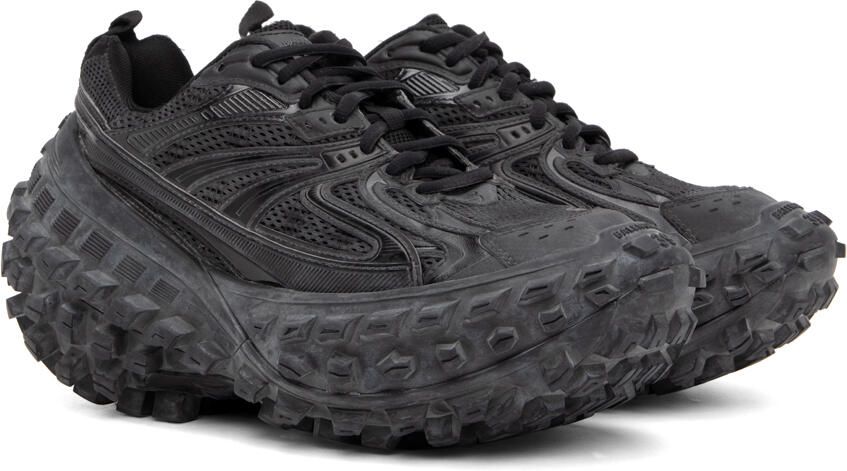 Balenciaga Black Bouncer Sneakers - Picture 2